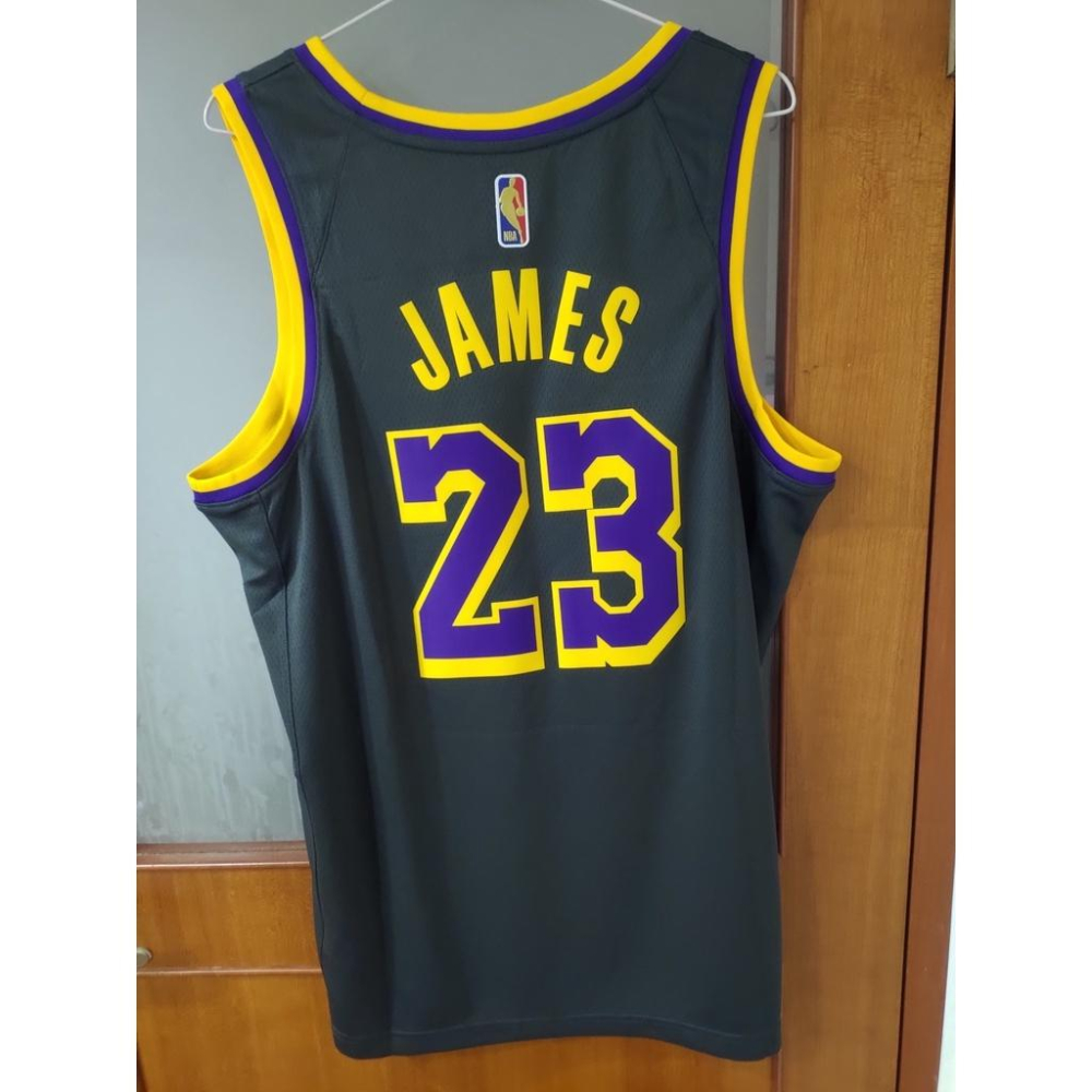NBA 湖人隊 LeBron James 獎勵版球衣 SW球迷版 48L號 全新含吊牌-細節圖2