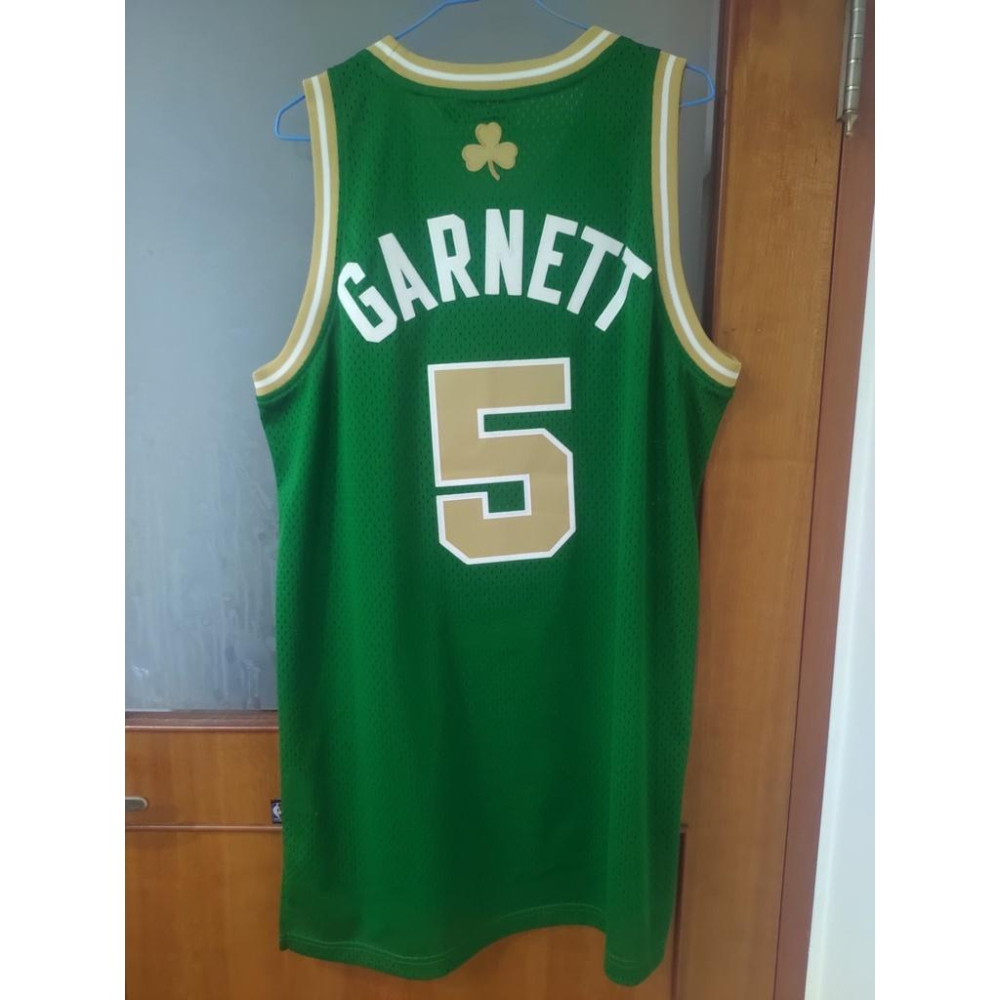 NBA球隊 Adidas Kevin Garnett 塞爾蒂克隊 聖派翠克 電繡 95%新-細節圖2