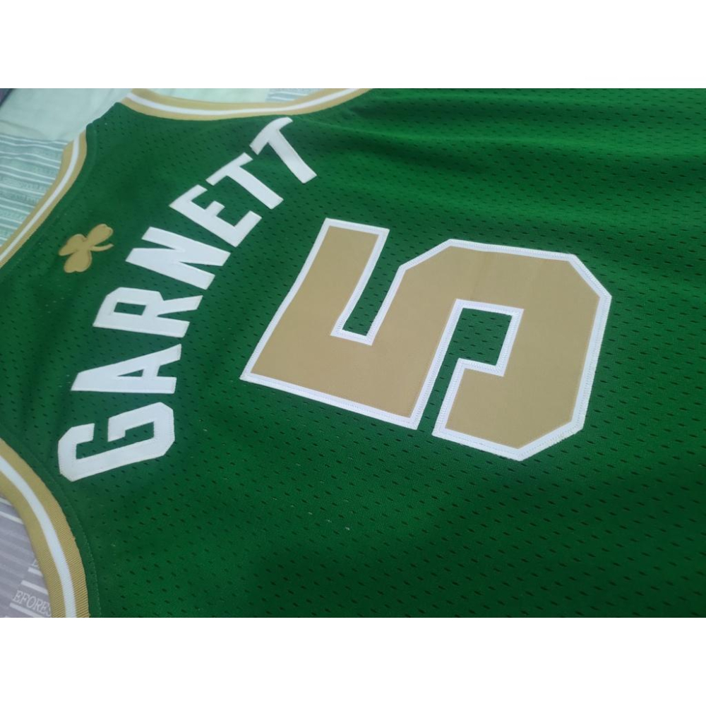 NBA球隊 Adidas Kevin Garnett 塞爾蒂克隊 聖派翠克 電繡 95%新-細節圖4