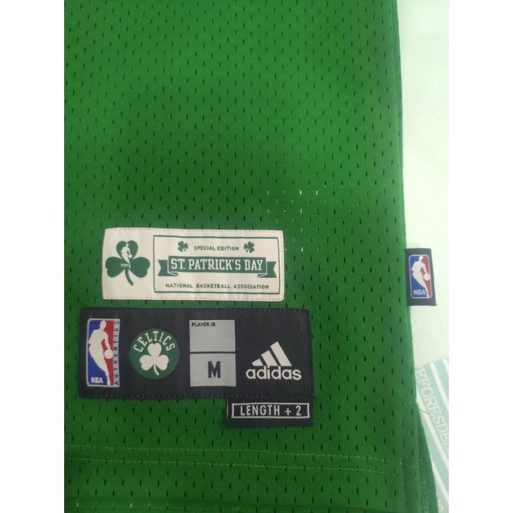 NBA球隊 Adidas Kevin Garnett 塞爾蒂克隊 聖派翠克 電繡 95%新-細節圖7