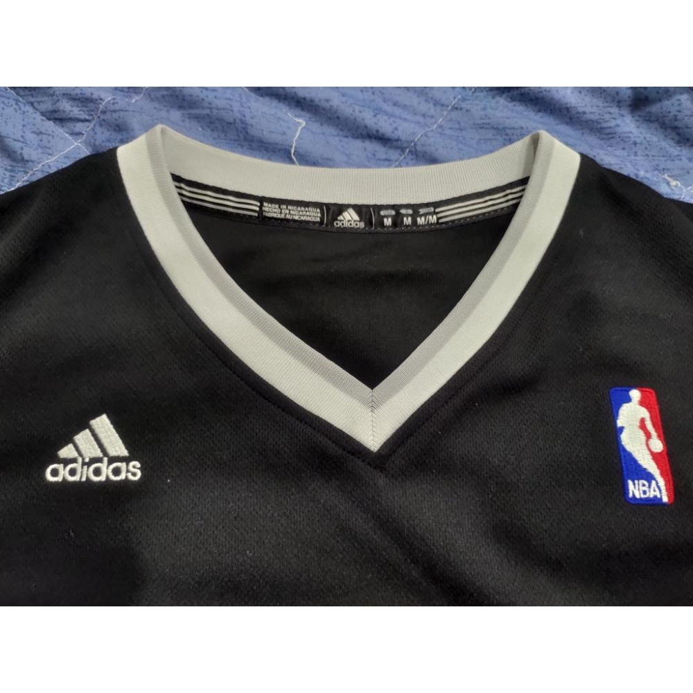 NBA 2013聖誕短袖球衣Kevin Garnett 籃網隊Adidas 愛迪達 M號-細節圖6