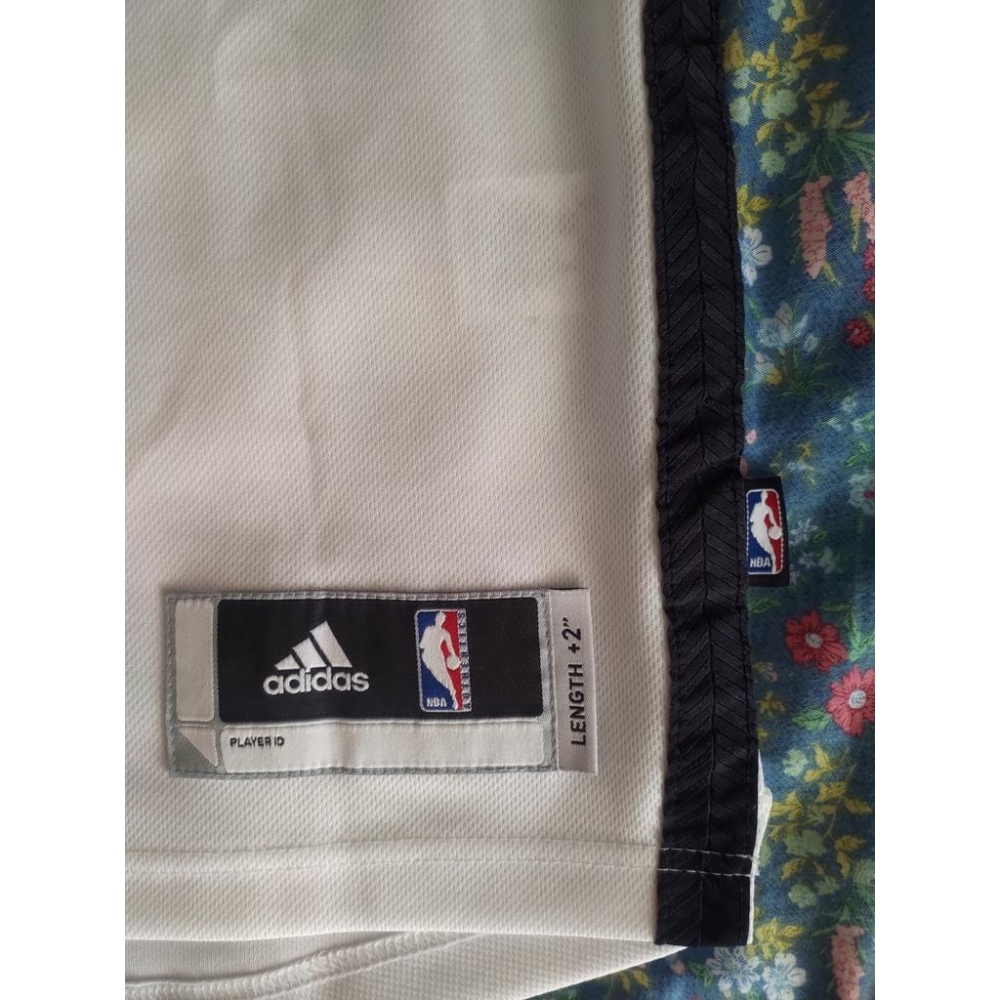 NBA 籃網隊Kevin Garnett 球衣 Adidas SW M號 貼鑽 DIY球衣-細節圖7