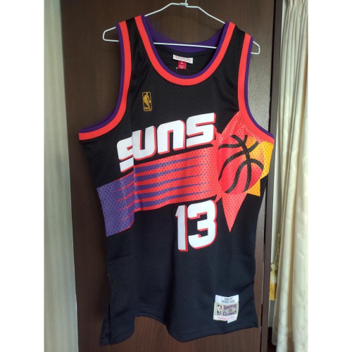 NBA球衣 Steve Nash 太陽隊 M&amp;N 復古 G1 電繡L號