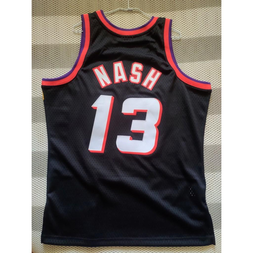 NBA球衣 Steve Nash 太陽隊 M&N 復古 G1 電繡L號-細節圖4