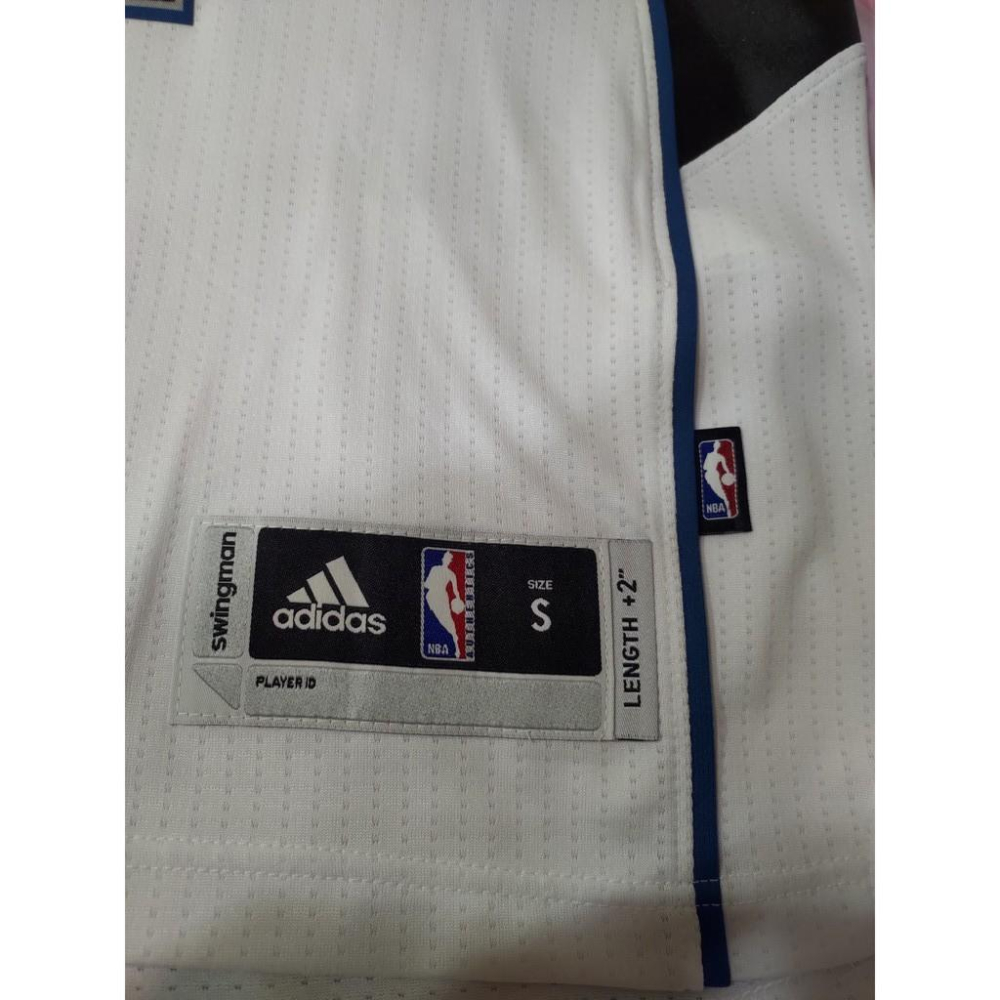 Kevin Garnett NBA球衣 灰狼隊 主場白  Adidas美版 S號-細節圖6