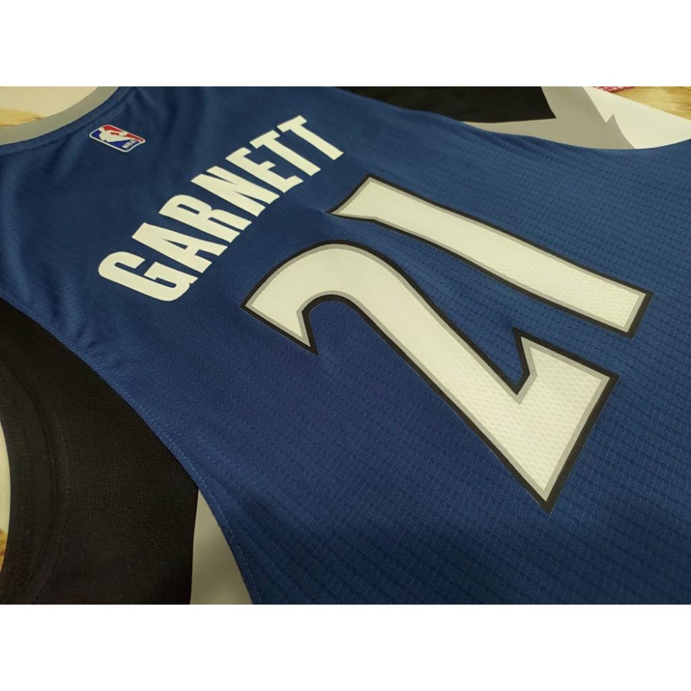 NBA 灰狼隊 Kevin Garnett 客場 Adidas 美版SW M號-細節圖6