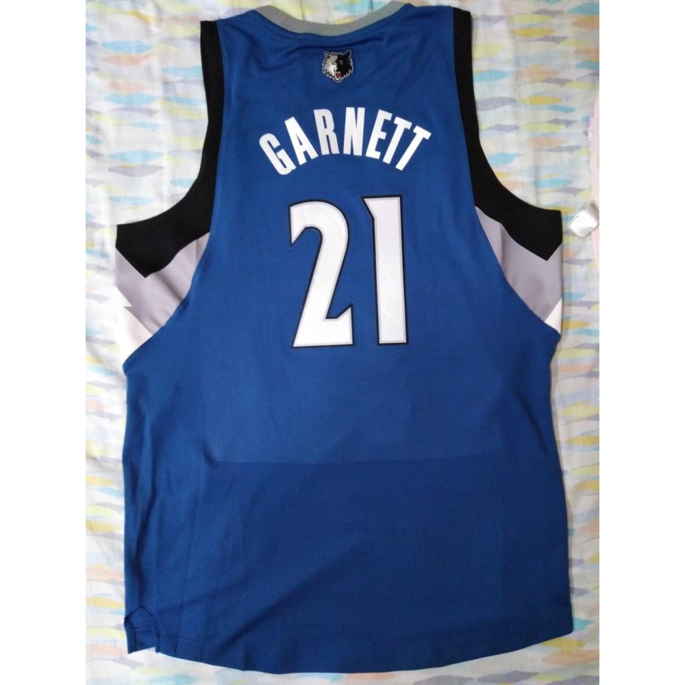 NBA 灰狼隊 狼王 Kevin Garnett Adidas 美版M號-細節圖2