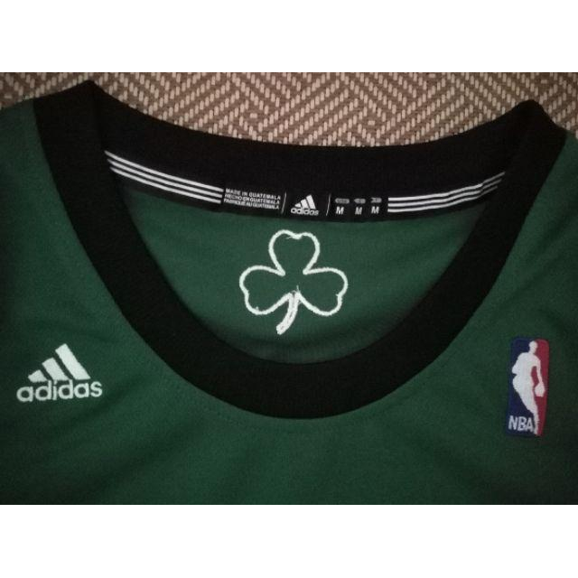 NBA球衣 Kevin Garnett 客場黑綠 Adidas R30 Swingman M號0-細節圖3