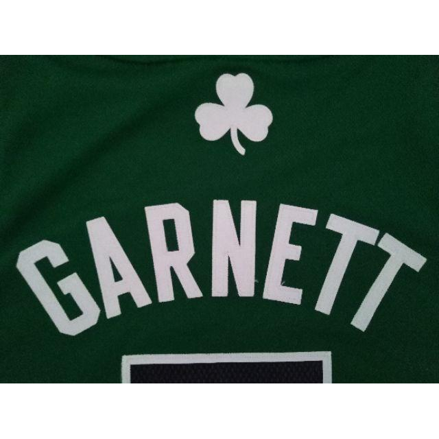 NBA球衣 Kevin Garnett 客場黑綠 Adidas R30 Swingman M號0-細節圖6