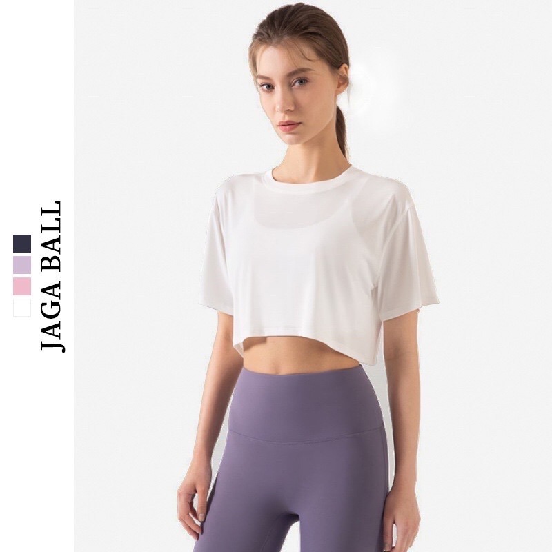 [媽瘦健身-實穿] 💪短版短袖  健身罩衫 健身背心 運動背心 健身短袖 短版上衣 健身上衣 短版上衣 短版運動上衣-細節圖7