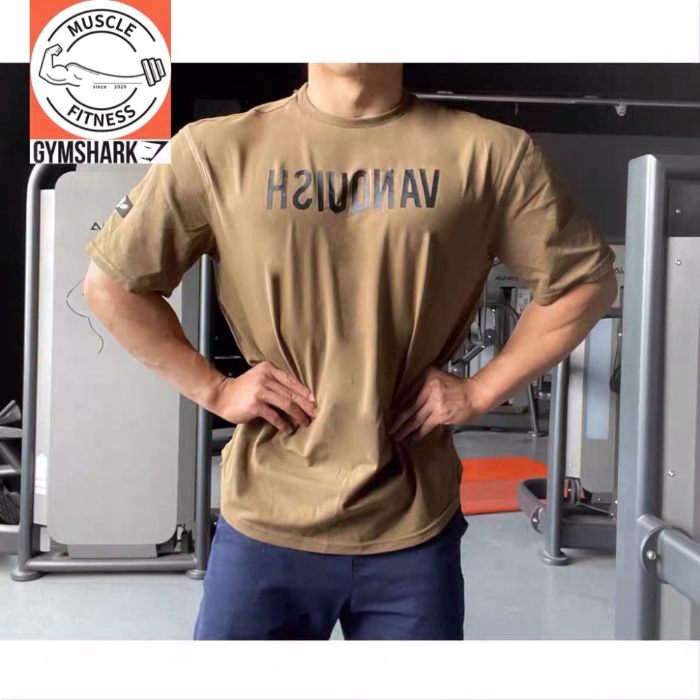 [📣媽瘦特價🛒] 正品 英國VQ VANQUISH 男子健身 Oversize 落肩 T-shirt 落肩t恤 落肩-細節圖9