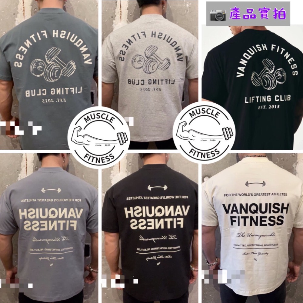 [📣媽瘦新品🔥] 正品英國 VQ VANQUISH 男子健身 Oversize 落肩 T-shirt 落肩t恤 落肩-細節圖7