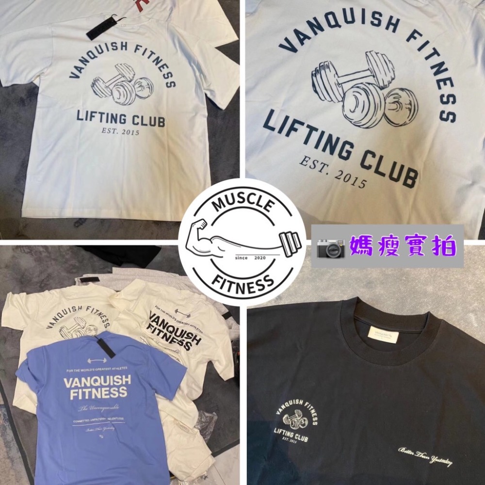 [📣媽瘦新品🔥] 正品英國 VQ VANQUISH 男子健身 Oversize 落肩 T-shirt 落肩t恤 落肩-細節圖9