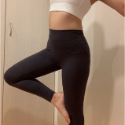 🔥[媽瘦-小腹殺手]lululemon款 露露款無尷尬線 無駱駝蹄 高腰提臀緊身運動褲 Legging-規格圖8