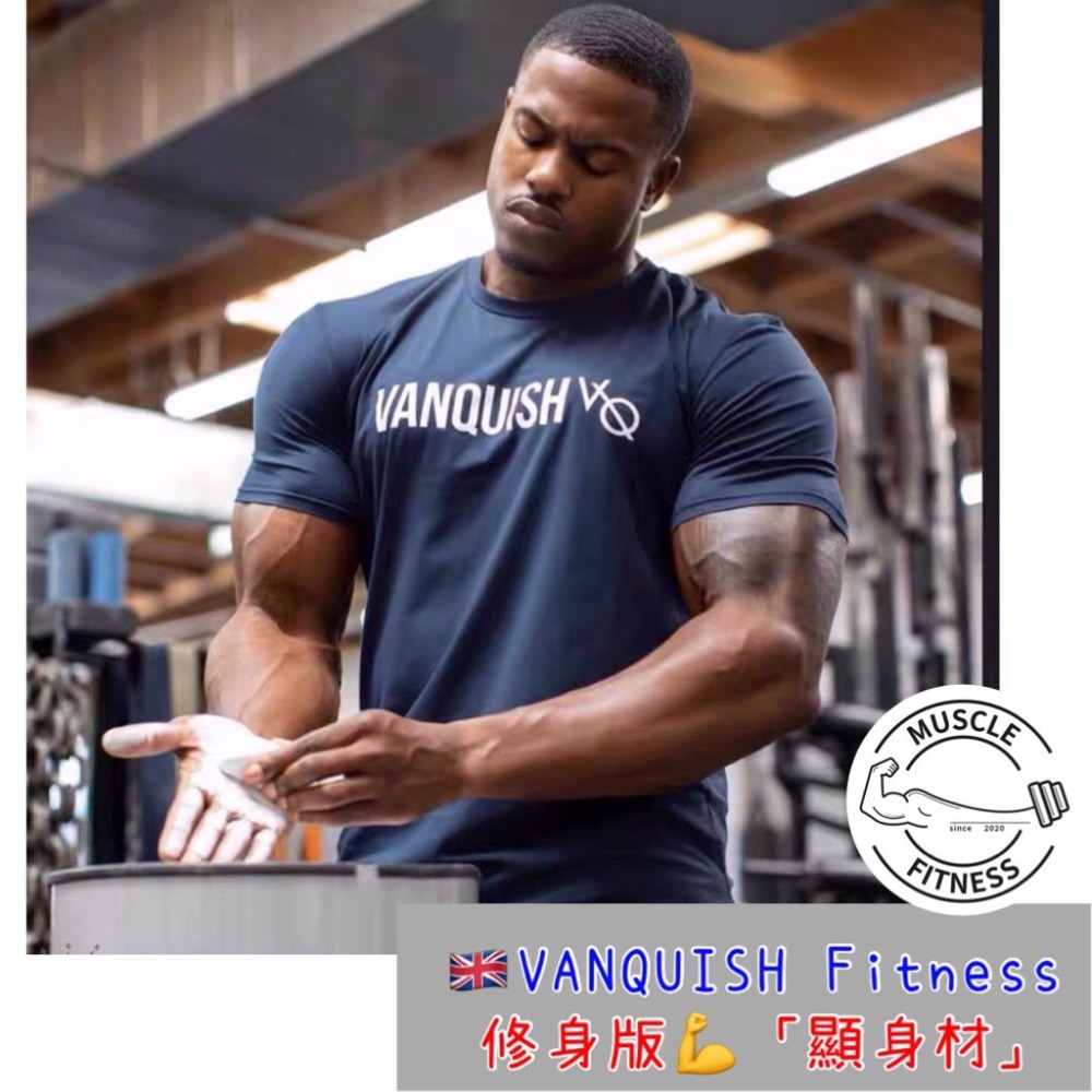 [媽瘦📣特價🛒衝評價]英國 VQ VANQUISH Fitness 修身短袖 顯身材 T-shirt 健身 運動-細節圖3