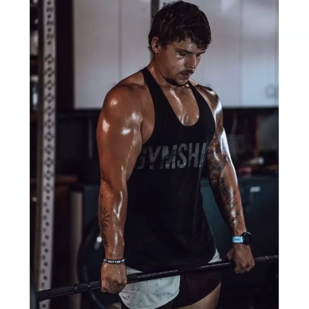 [媽瘦📣特價🛒衝評價] gymshark power 健身背心 健身挖背背心 重訓背心 顯壯背心 吊帶背心 挖被背心-細節圖7