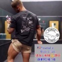 [媽瘦健身]美國 YoungLA 潮牌健身 重磅 水洗感 Oversize 彈性 T-shirt 落肩t恤 落肩短袖 健-規格圖1