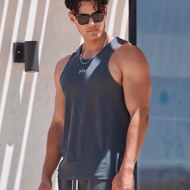 [📣媽瘦新品🔥] 美國 YoungLA 潮牌健身 重磅 健身背心 健身背心 重訓背心 顯壯背心 吊帶背心 挖被背心-細節圖2