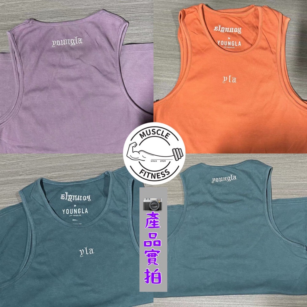 [📣媽瘦新品🔥] 美國 YoungLA 潮牌健身 重磅 健身背心 健身背心 重訓背心 顯壯背心 吊帶背心 挖被背心-細節圖8