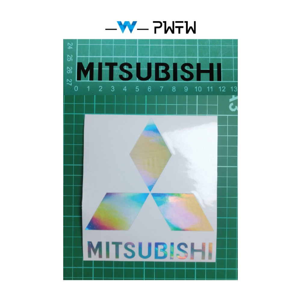[PWTW] 三菱 mitsubishi 貼紙 割字 車貼 防水貼紙 汽車貼紙 三菱汽車 三菱重工-細節圖2