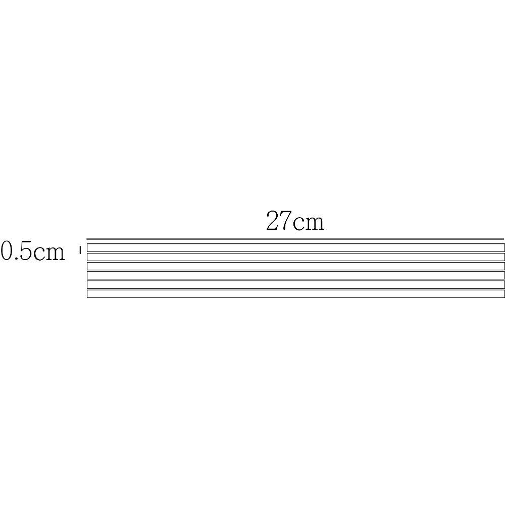 寬0.5cm 長27cm *6