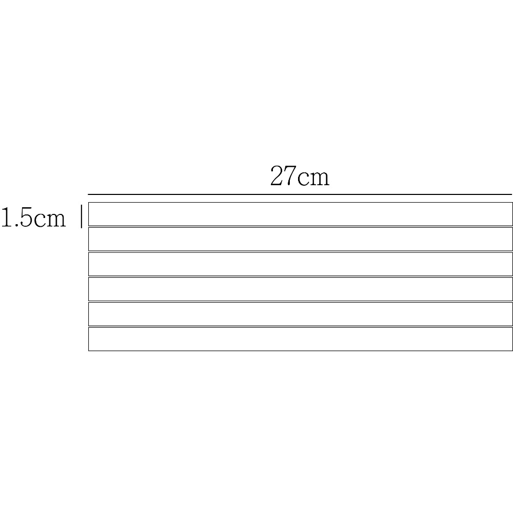 寬1.5cm 長27cm *6