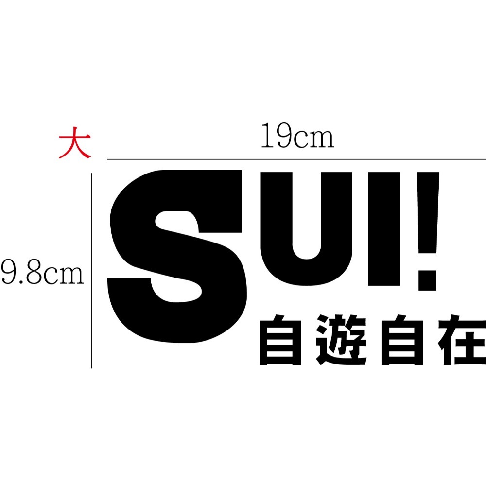 [PWTW] Suzuki SUI 台鈴 改裝貼紙 貼紙 防水貼紙 彩繪貼紙 車貼 車身貼紙 機車彩繪-規格圖4