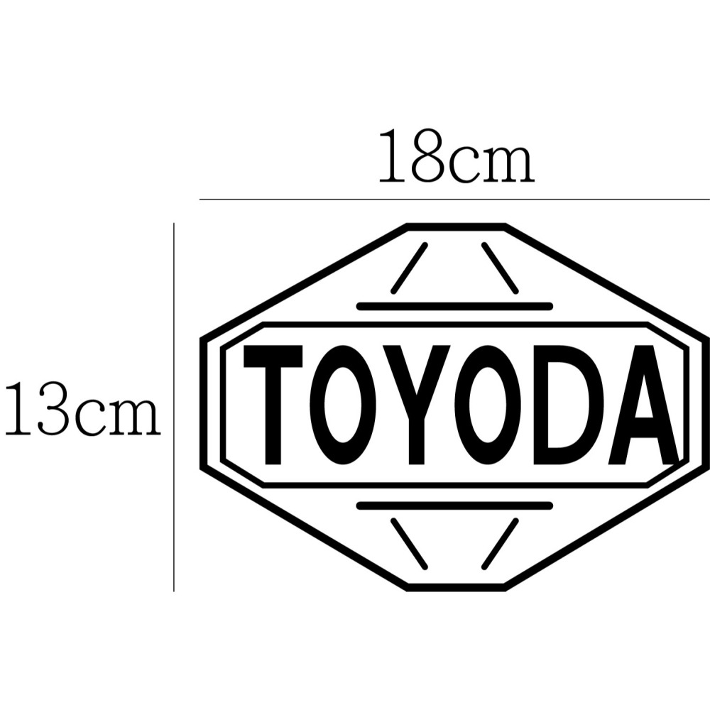 [PWTW] toyota TOYODA 豐田 和泰 割字 車貼 汽車貼紙 改裝貼紙 防水貼紙 貼紙-細節圖2