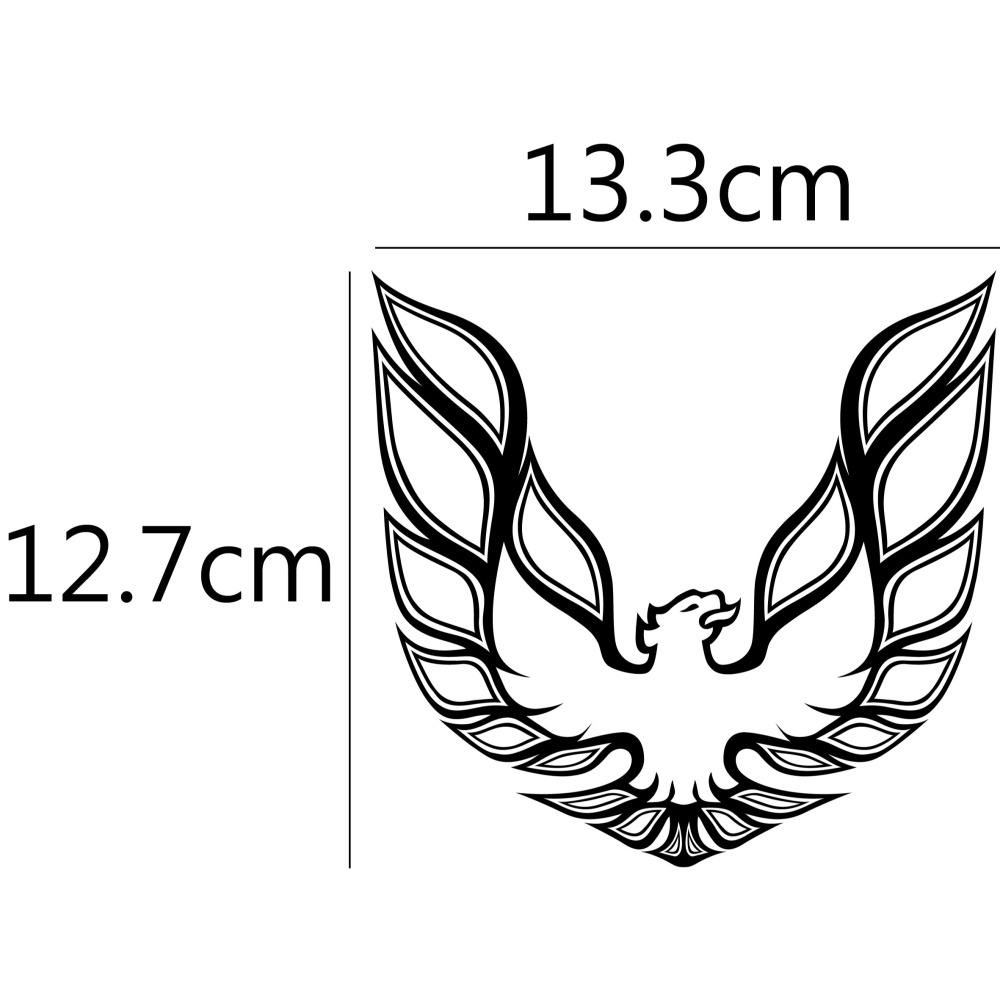 [PWTW] 火鳥 鳥 割字 車貼 防水貼紙 貼紙 汽車貼紙 機車貼紙-細節圖2