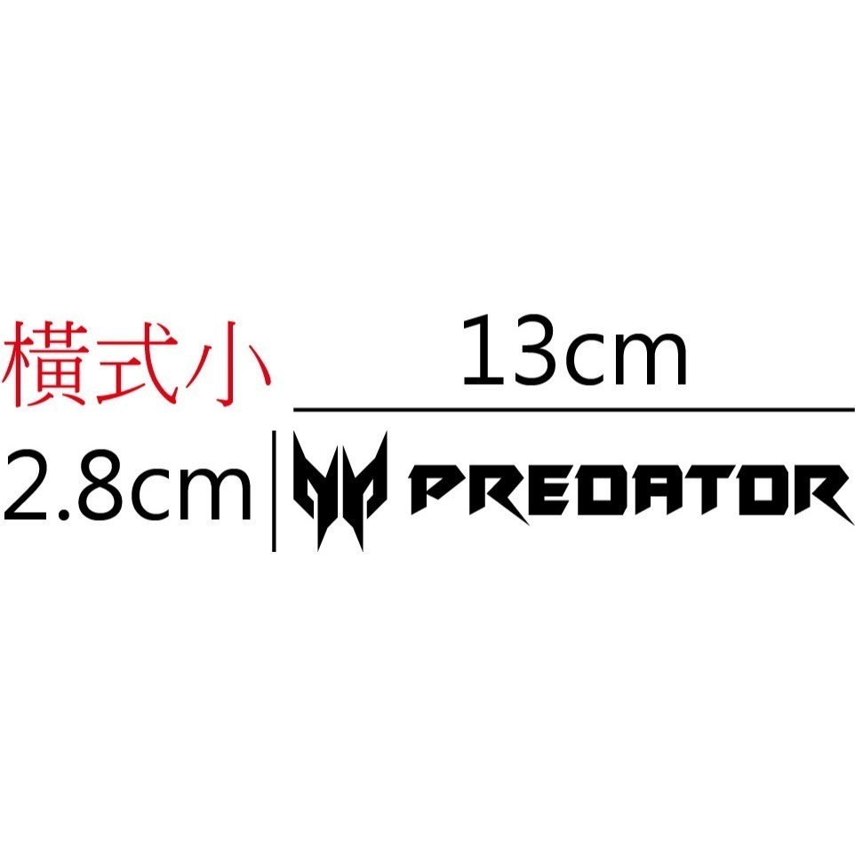 [PWTW] 宏碁 Acer Predator 掠奪者 記憶體 筆電 螢幕 顯示卡 貼紙 造型貼紙 防水貼紙-規格圖4