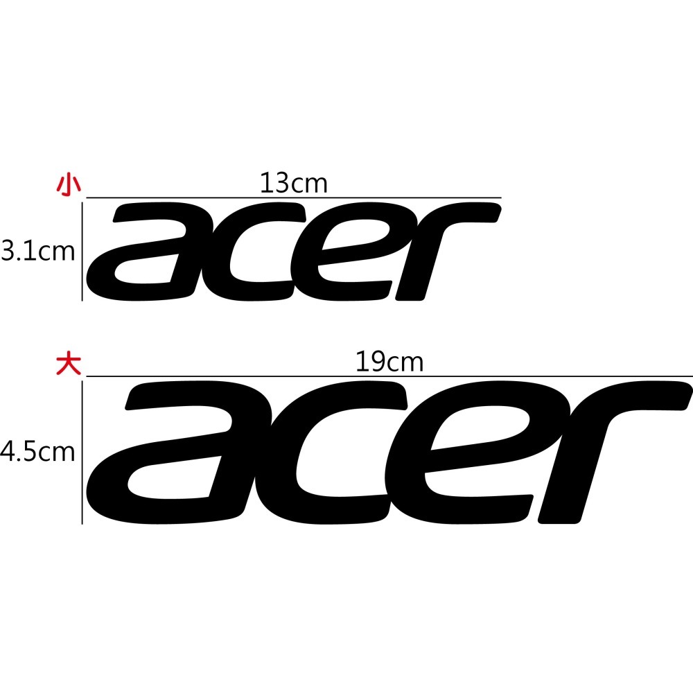 [PWTW] 宏碁 Acer 記憶體 筆電 螢幕 顯示卡 貼紙 造型貼紙 防水貼紙-細節圖2