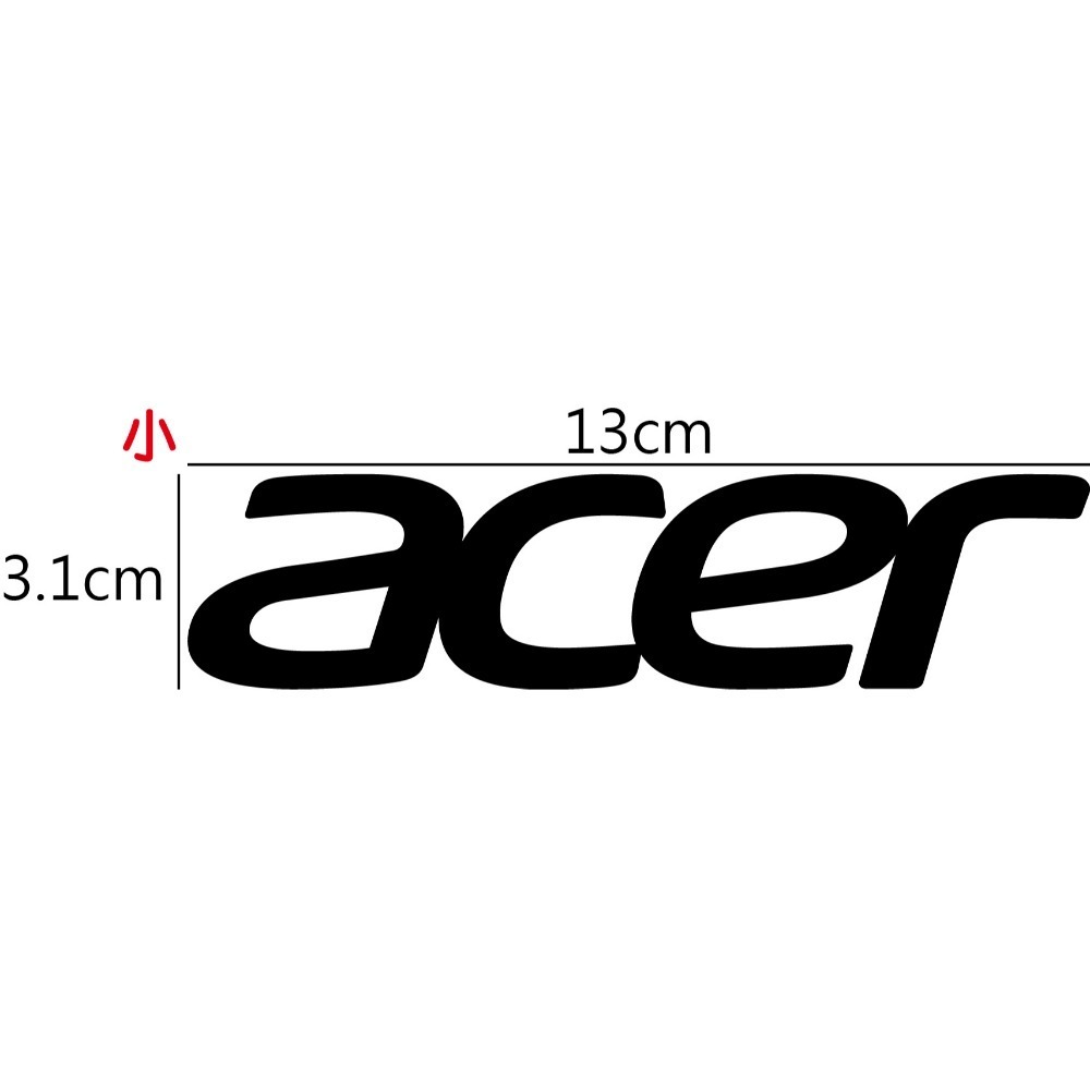 [PWTW] 宏碁 Acer 記憶體 筆電 螢幕 顯示卡 貼紙 造型貼紙 防水貼紙-規格圖4