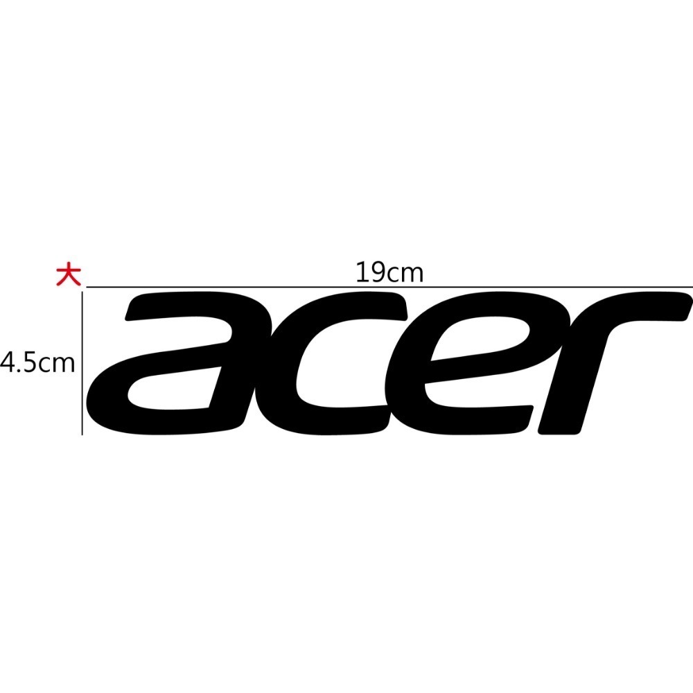 [PWTW] 宏碁 Acer 記憶體 筆電 螢幕 顯示卡 貼紙 造型貼紙 防水貼紙-規格圖4