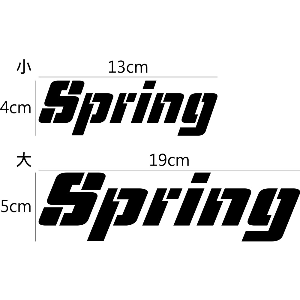 [PWTW] Spring PGO 摩特動力 割字 機車貼紙 防水貼紙 貼紙 改裝貼紙-細節圖2