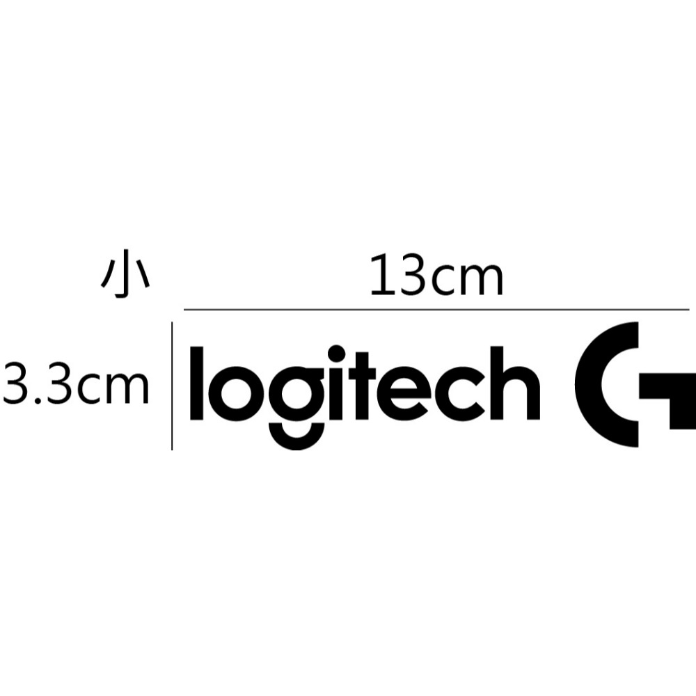 [PWTW] Logitech 羅技 滑鼠 鍵盤 耳機 喇叭 電腦貼紙 貼紙 造型貼紙 防水貼紙-規格圖4