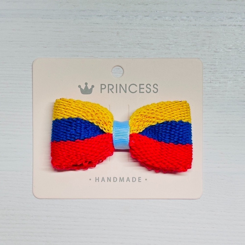 彩虹髮飾 蝴蝶結髮夾 造型髮飾 彩虹頭飾-細節圖4