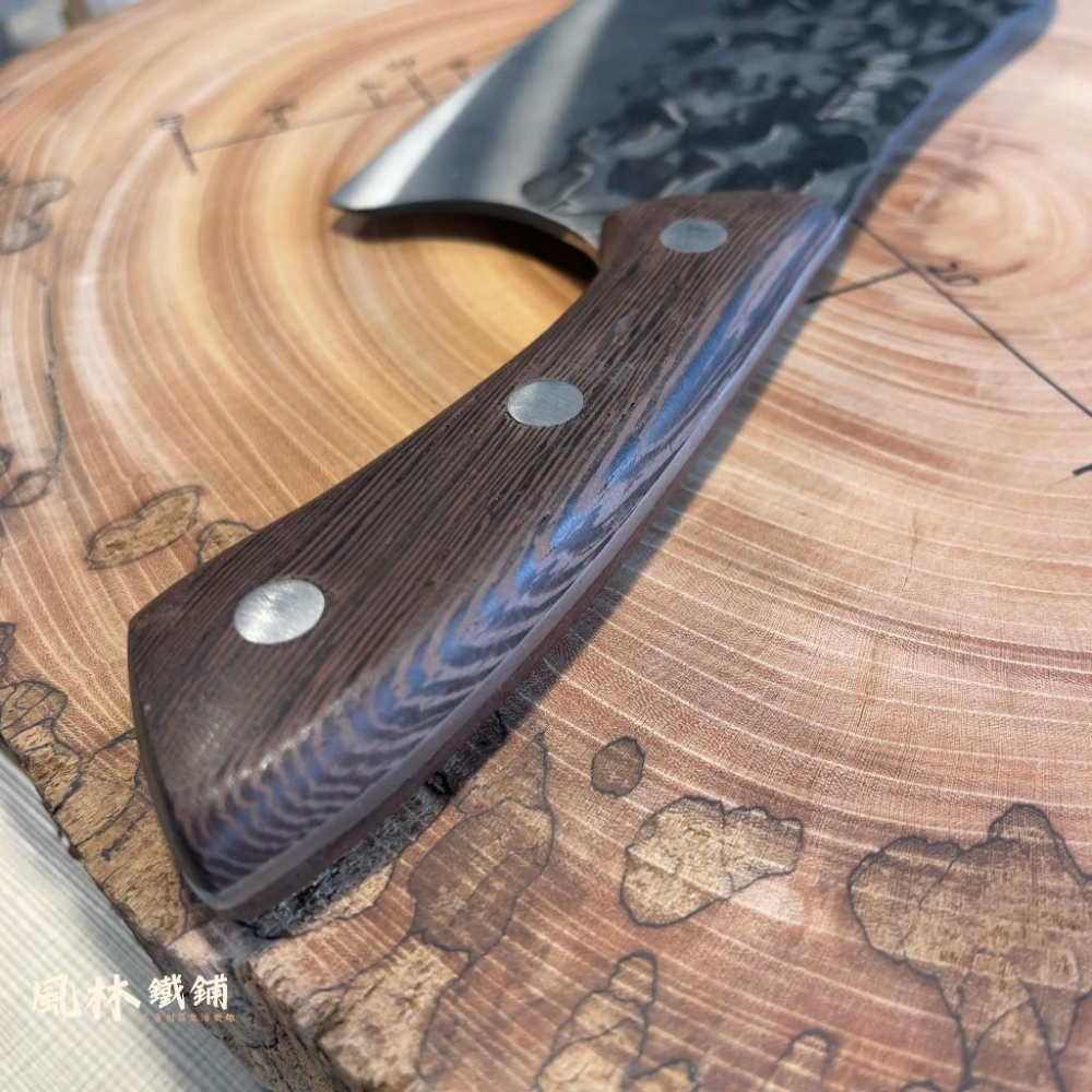 不鏽鋼鍛打錘紋海豚斬切刀剁刀 3mm厚刀刃斬骨切肉切菜 斬切刀 剁雞剁骨刀 廚房家用菜刀 餐廳廚師專業用刀-細節圖8