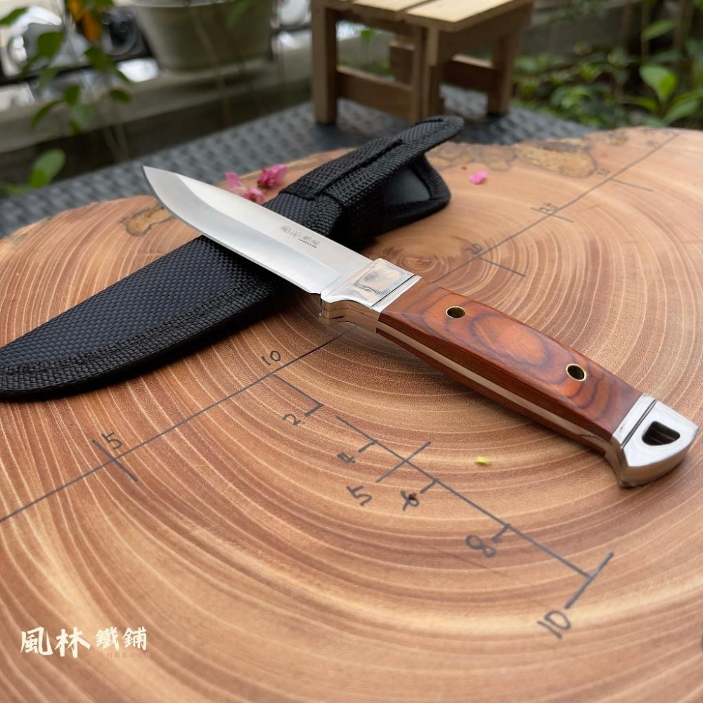 不鏽鋼霧面露營防身萬用小直刀 附凡布刀套  收藏刀露營爬山戶外廚房不鏽鋼果皮刀水果刀萬用小刀 刀套紮實攜帶安全-細節圖2