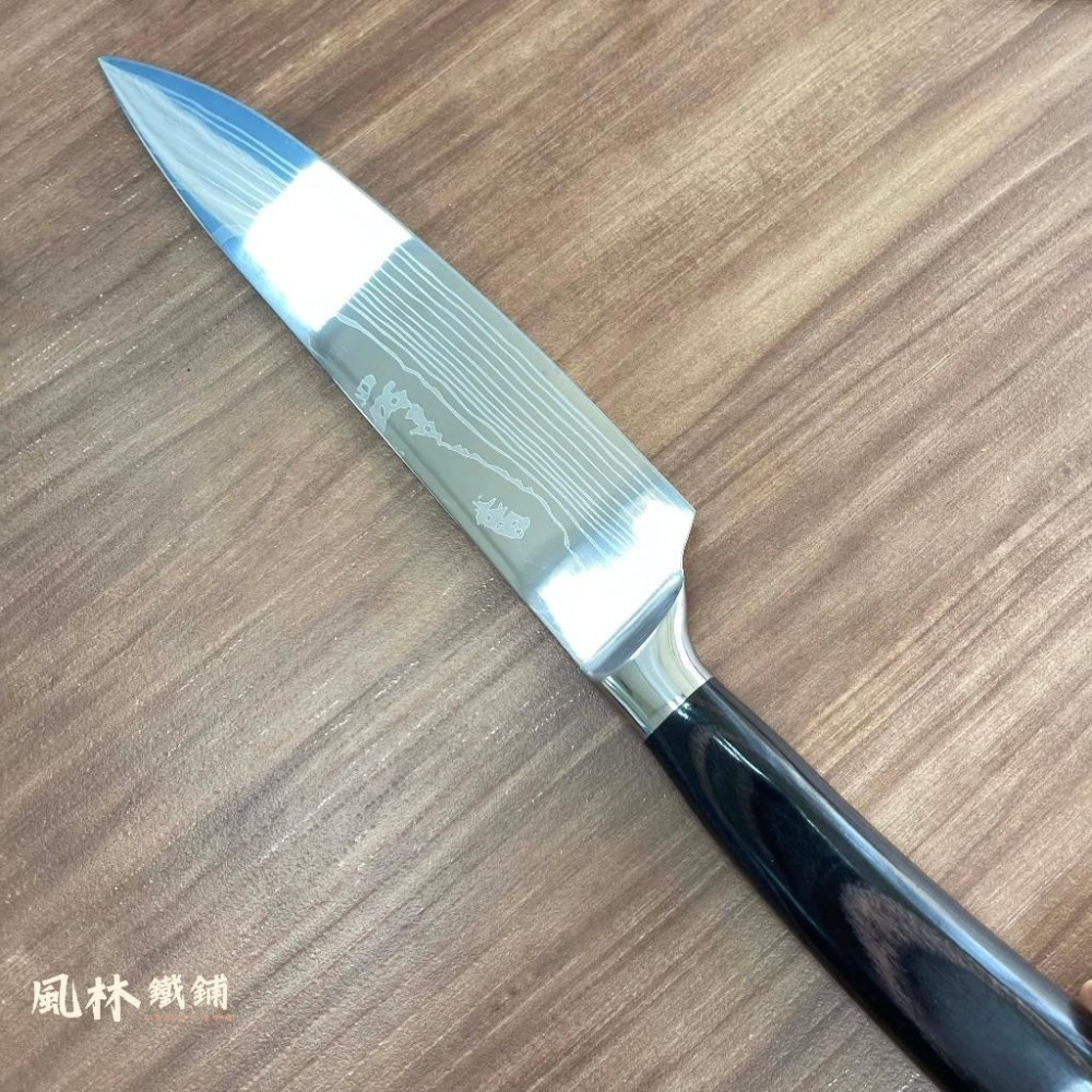 【大馬士革紋主廚刀小菜刀剔骨刀三刀組】『台灣現貨』雷射大馬士革紋 西式主廚刀菜刀萬用刀有(主廚刀、小菜刀、剔骨刀)三刀-細節圖3