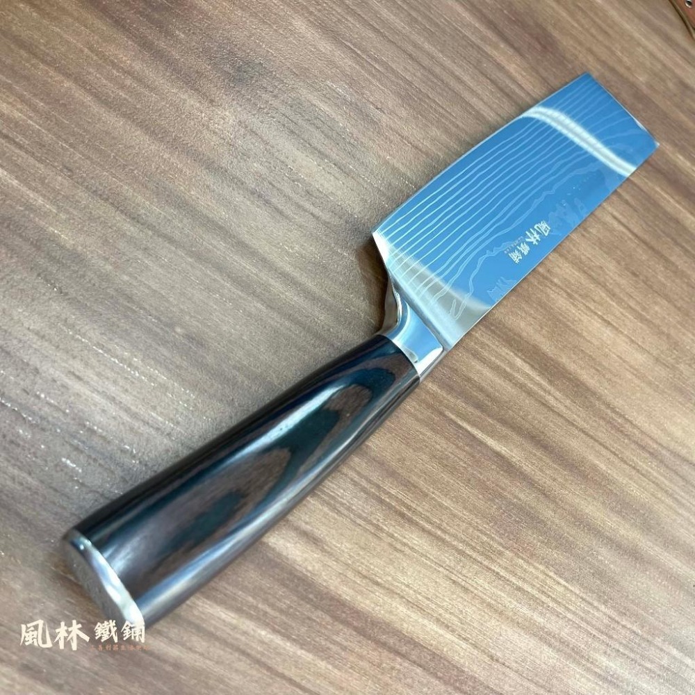 【大馬士革紋主廚刀小菜刀剔骨刀三刀組】『台灣現貨』雷射大馬士革紋 西式主廚刀菜刀萬用刀有(主廚刀、小菜刀、剔骨刀)三刀-細節圖5