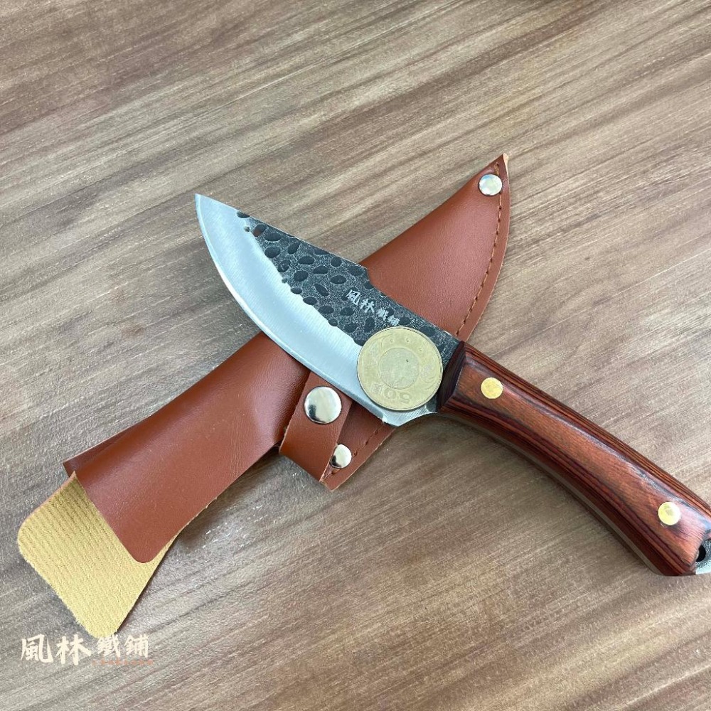 【彎背厚刃萬用小刀 】附皮套-細節圖2