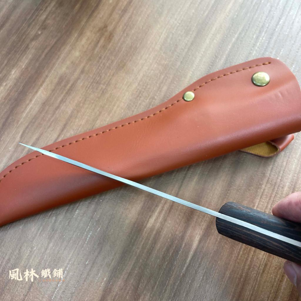 【石紋萬用小刀】附皮套 (台灣現貨)鍛打石紋屠宰刀不銹鋼多用剔骨刀剔骨刀殺魚分割刀切肉刀水果刀露營烤肉休閒小刀-細節圖3