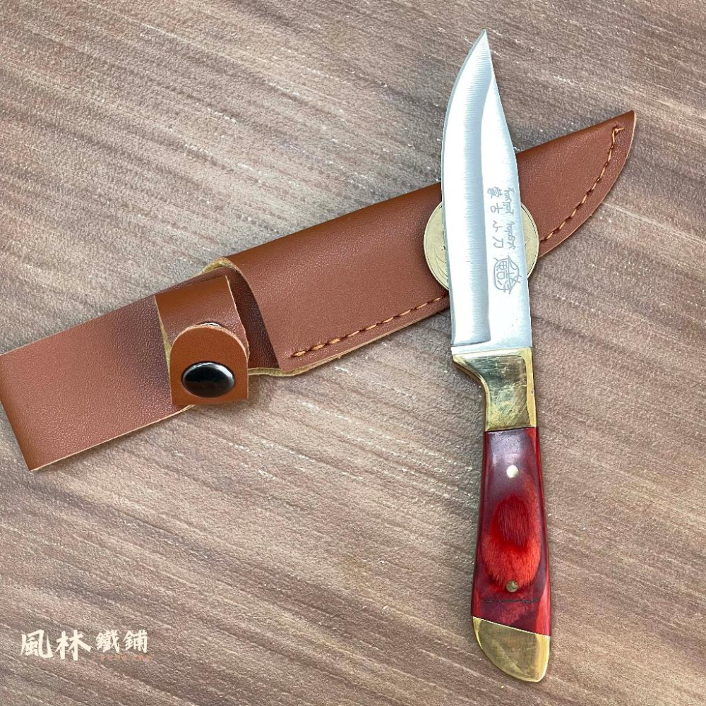 【蒙古萬用小刀】附皮套『台灣現貨』經典蒙古小刀 手把肉刀手扒肉小刀戶外便攜野營燒烤吃肉求生戰術小水果刀羊肉刀-細節圖3