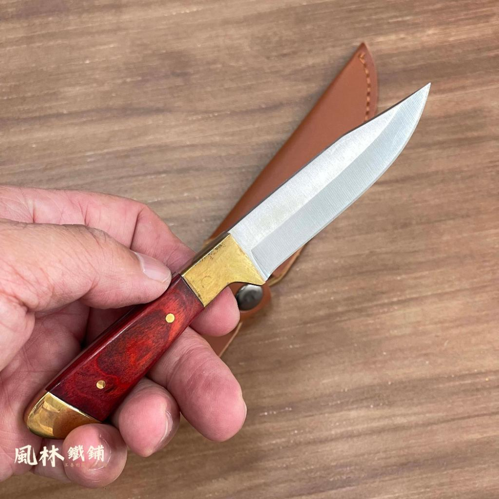 【蒙古萬用小刀】附皮套『台灣現貨』經典蒙古小刀 手把肉刀手扒肉小刀戶外便攜野營燒烤吃肉求生戰術小水果刀羊肉刀-細節圖4