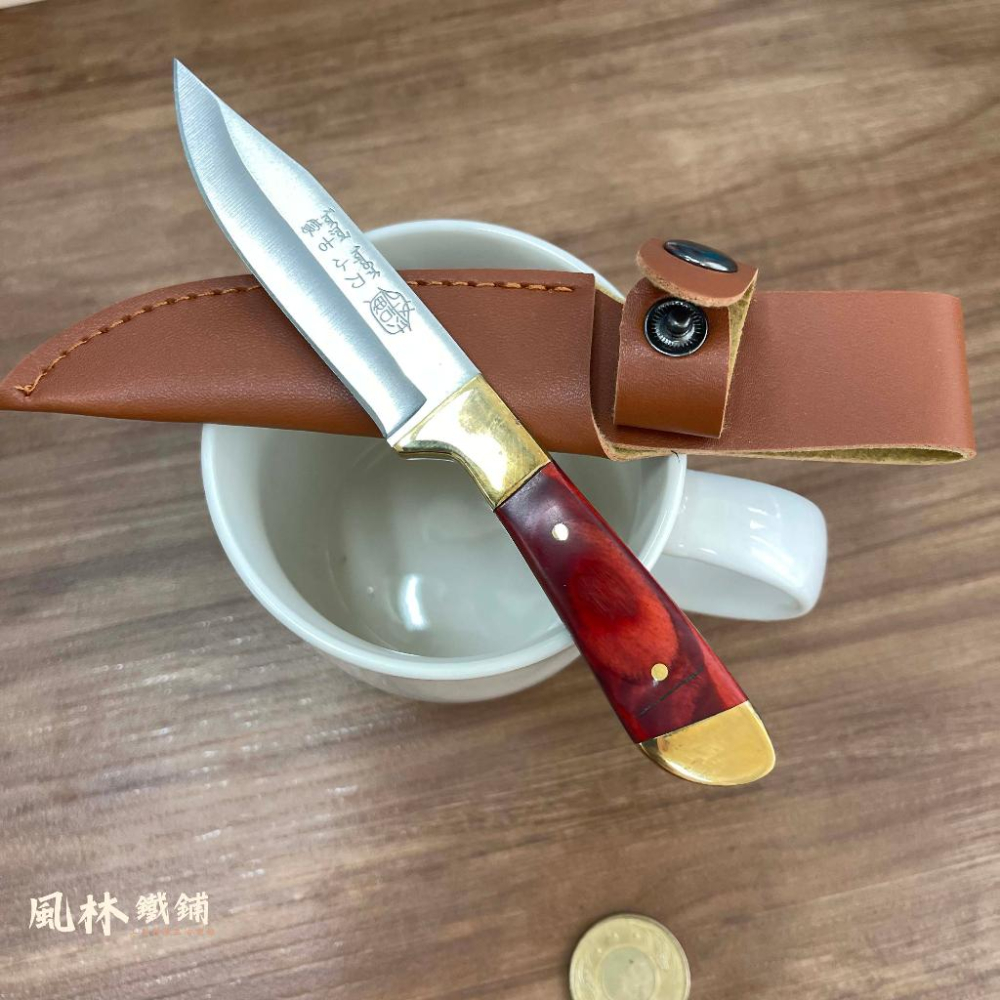 【蒙古萬用小刀】附皮套『台灣現貨』經典蒙古小刀 手把肉刀手扒肉小刀戶外便攜野營燒烤吃肉求生戰術小水果刀羊肉刀-細節圖9