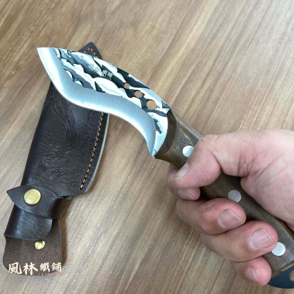 【尼泊爾彎刃萬用小刀 】附皮套-細節圖5