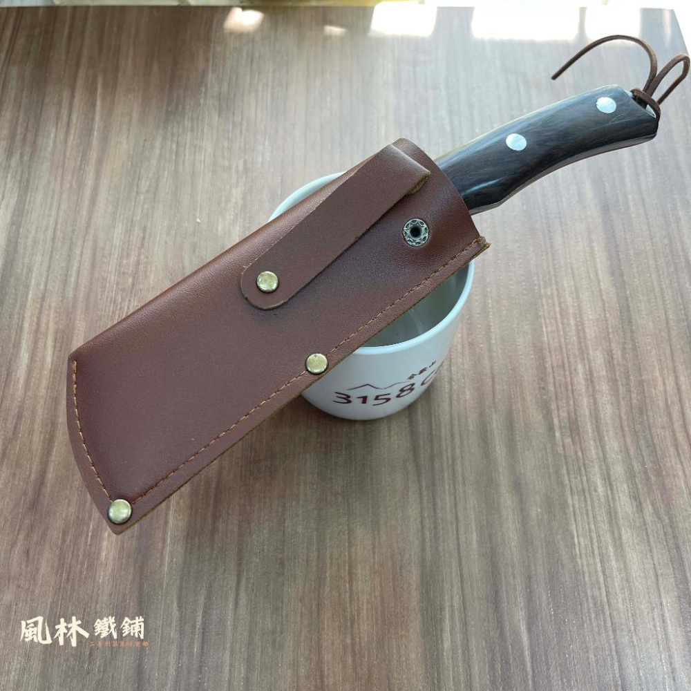 【大馬士革紋香蕉彎刀】附皮套 有大小兩款農友最愛 雷射雕刻大馬士革紋野營刀 方便攜帶割菜小鐮刀家用農用露營用香蕉刀水果刀-細節圖5