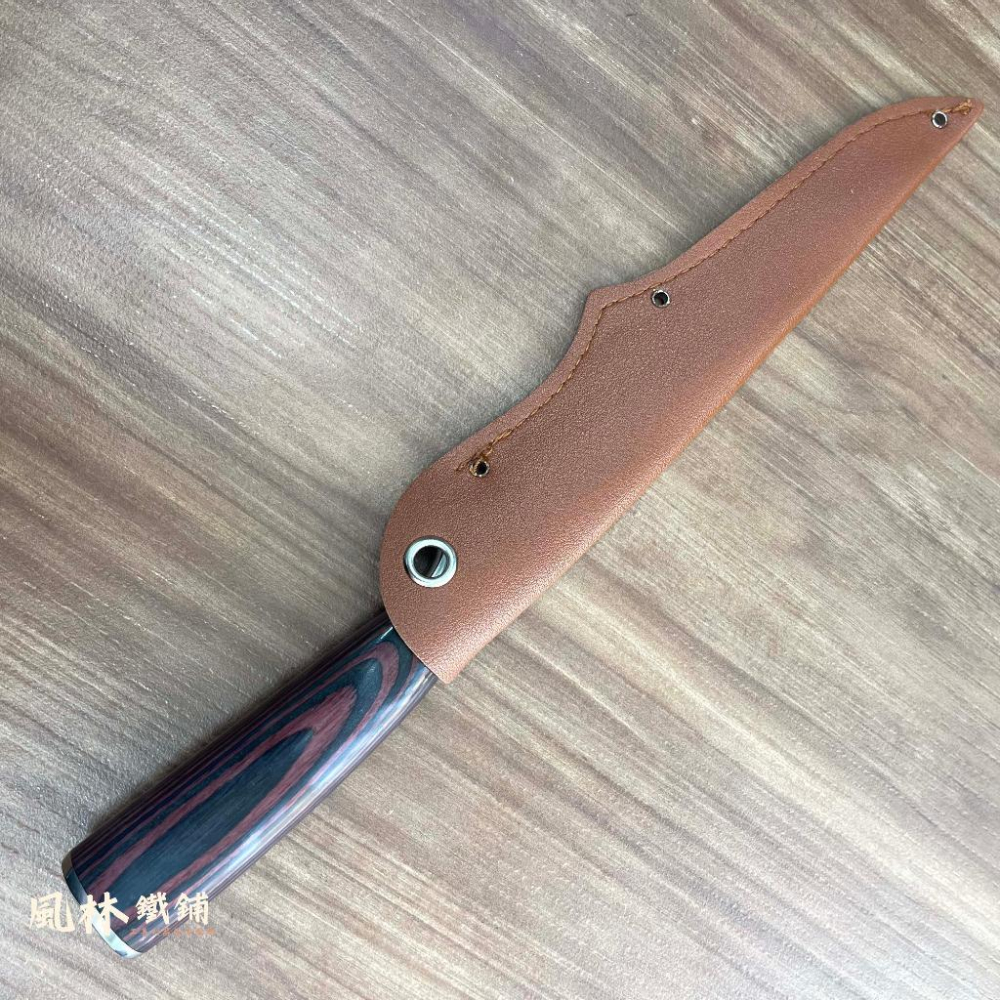 【白錘紋剔骨刀】附皮套  剔骨刀切肉切水果雷射紋分割開魚刀剔肉屠豬多用不鏽鋼手把肉刀吃烤肉刀-細節圖6