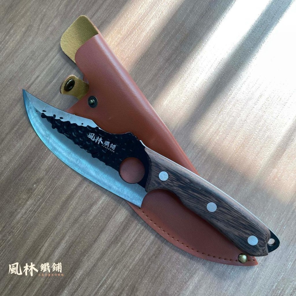 雞翅牛角手把刀 附皮套-細節圖2