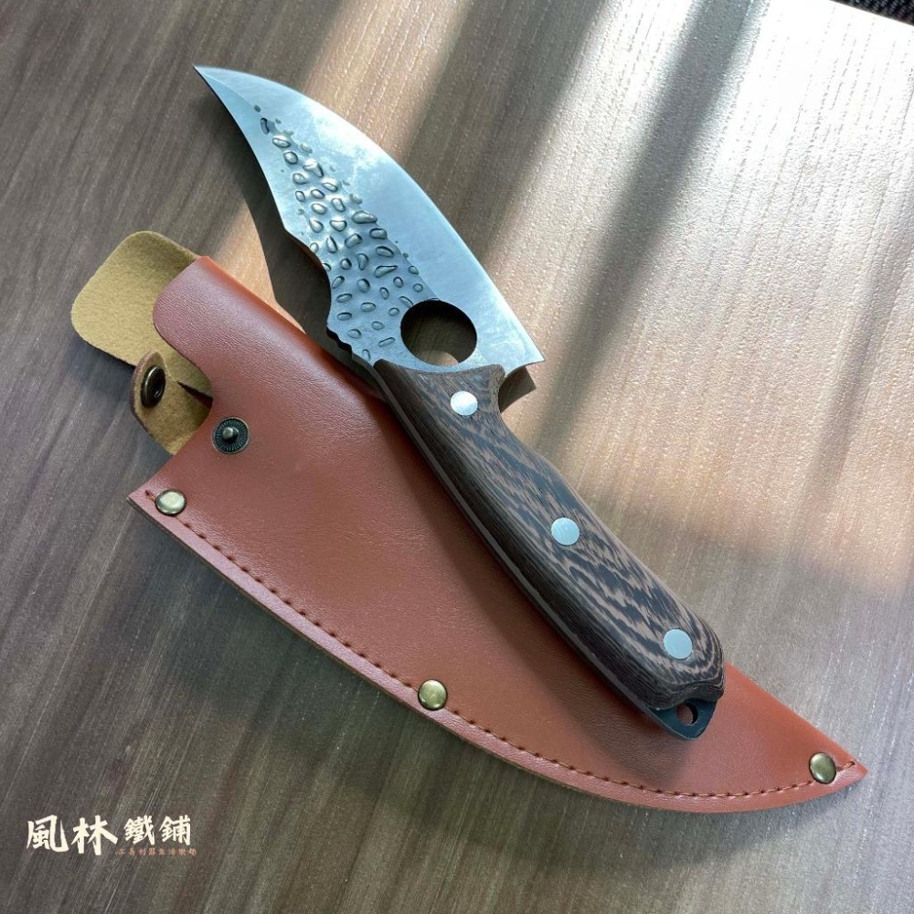 雞翅牛角手把刀 附皮套-細節圖4